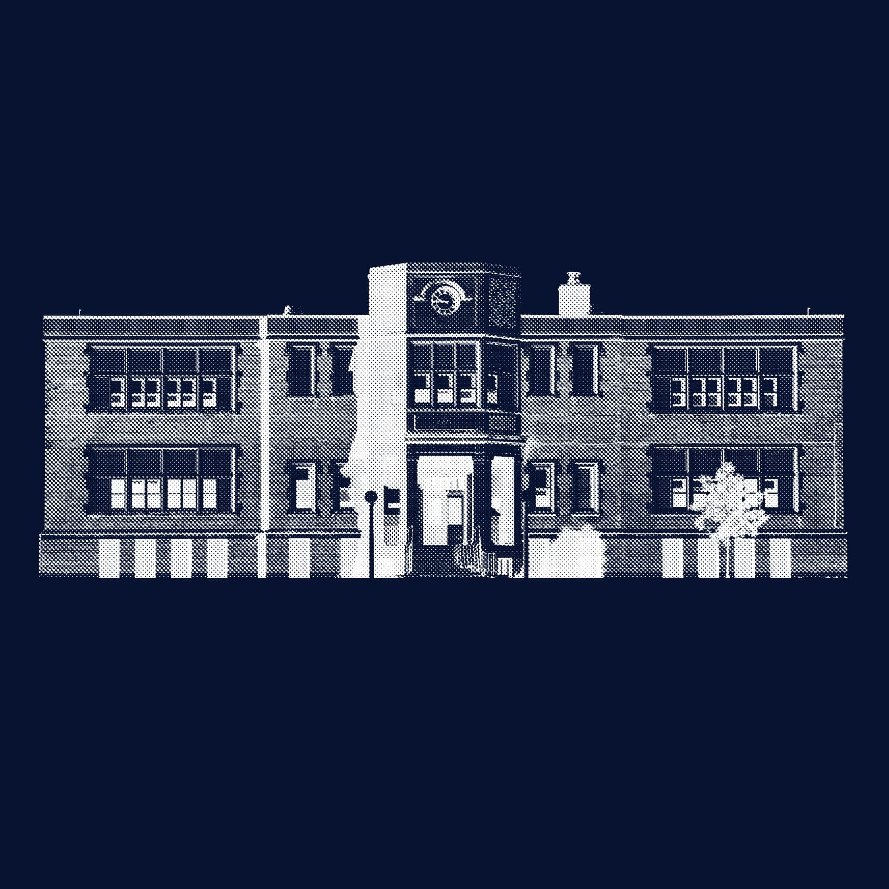 Brandmauer Schule