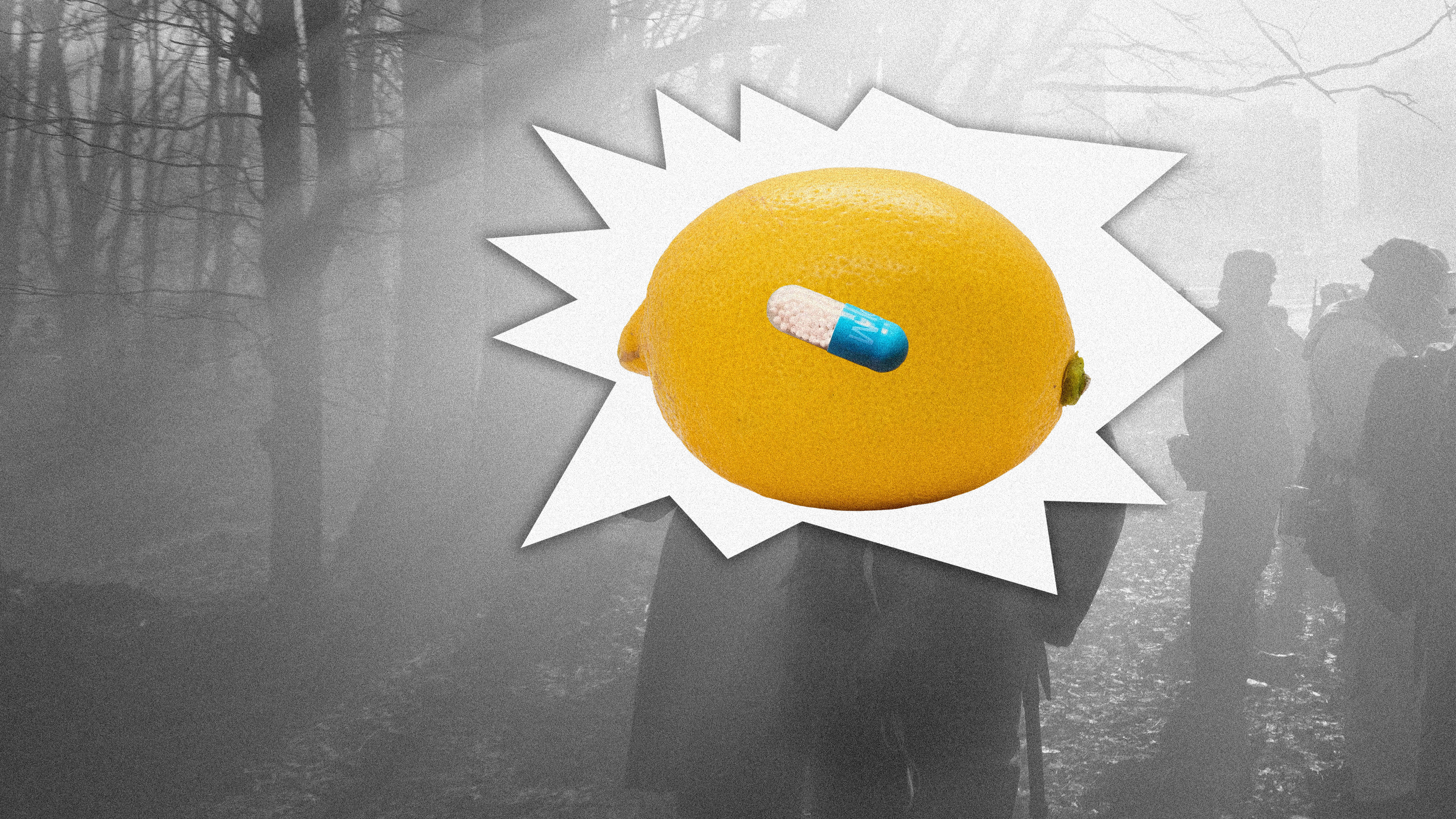 VItaminkapsel in einem Luftballon