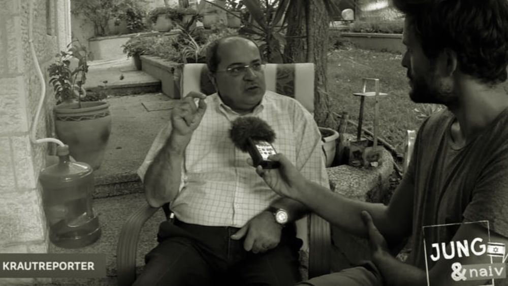 In Israel lebt eine palästinensische Minderheit. Ahmad Tibi vertritt sie im Parlament, als stellvertretender Sprecher der Knesset.