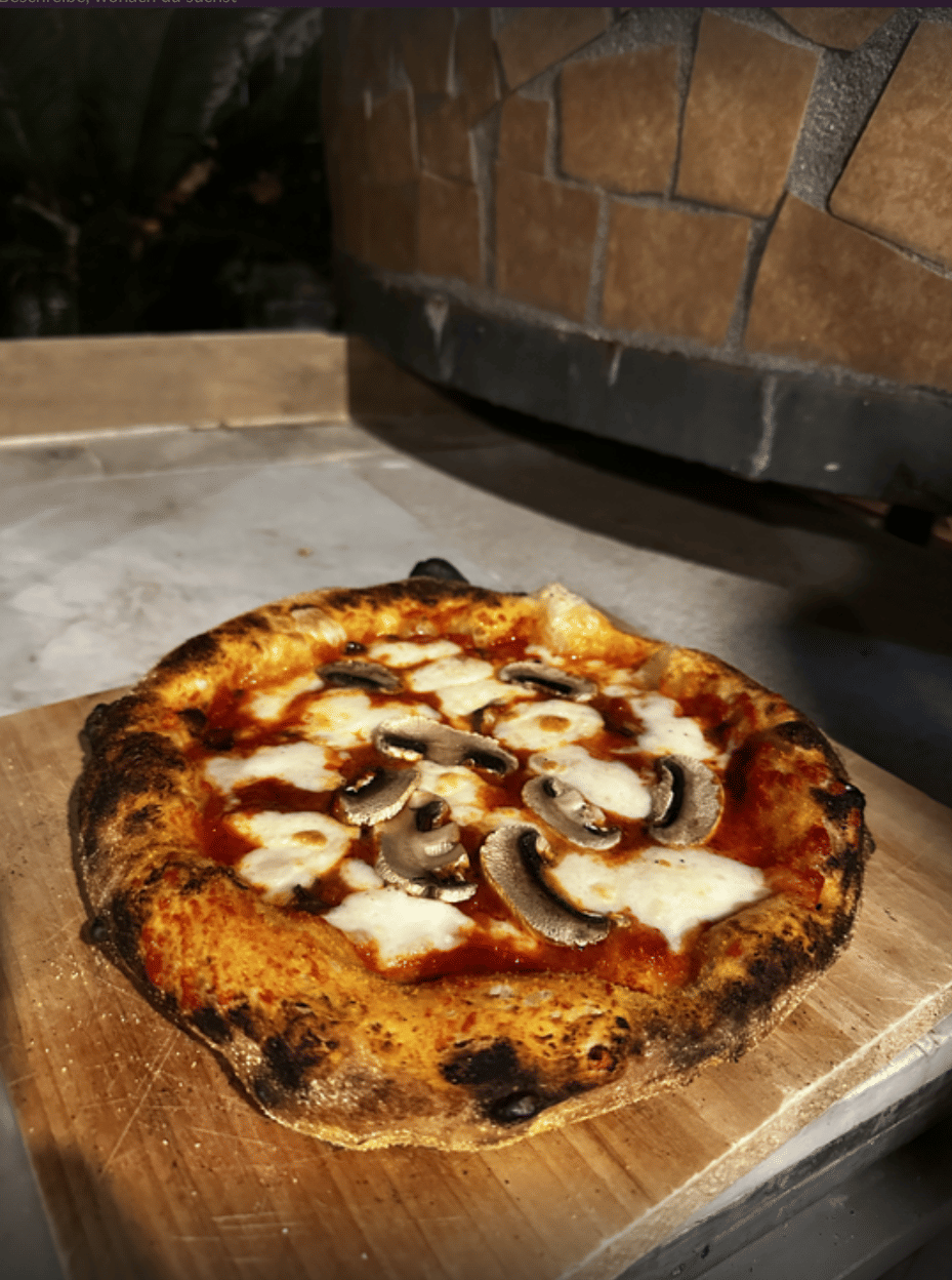 Pizza backen in Italien mit Bent