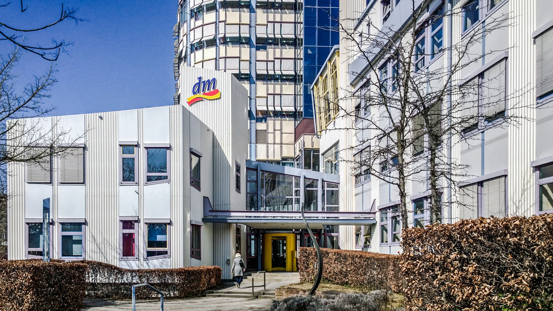 Die dm-Zentrale in Karlsruhe.