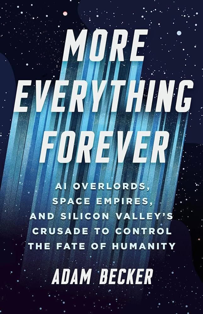 Buchumschlag von Adam Beckers "More Everything Forever"