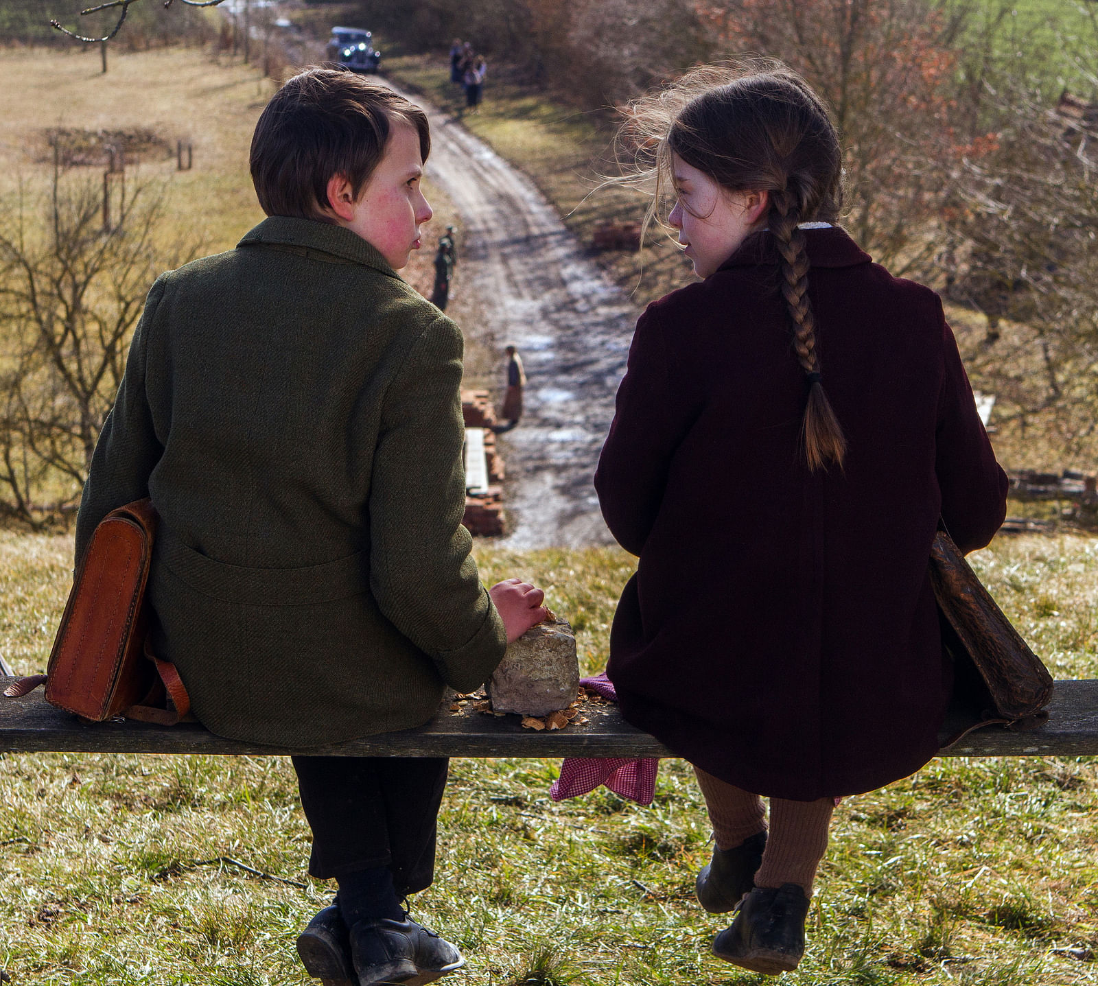 Kinder in einer Filmszene