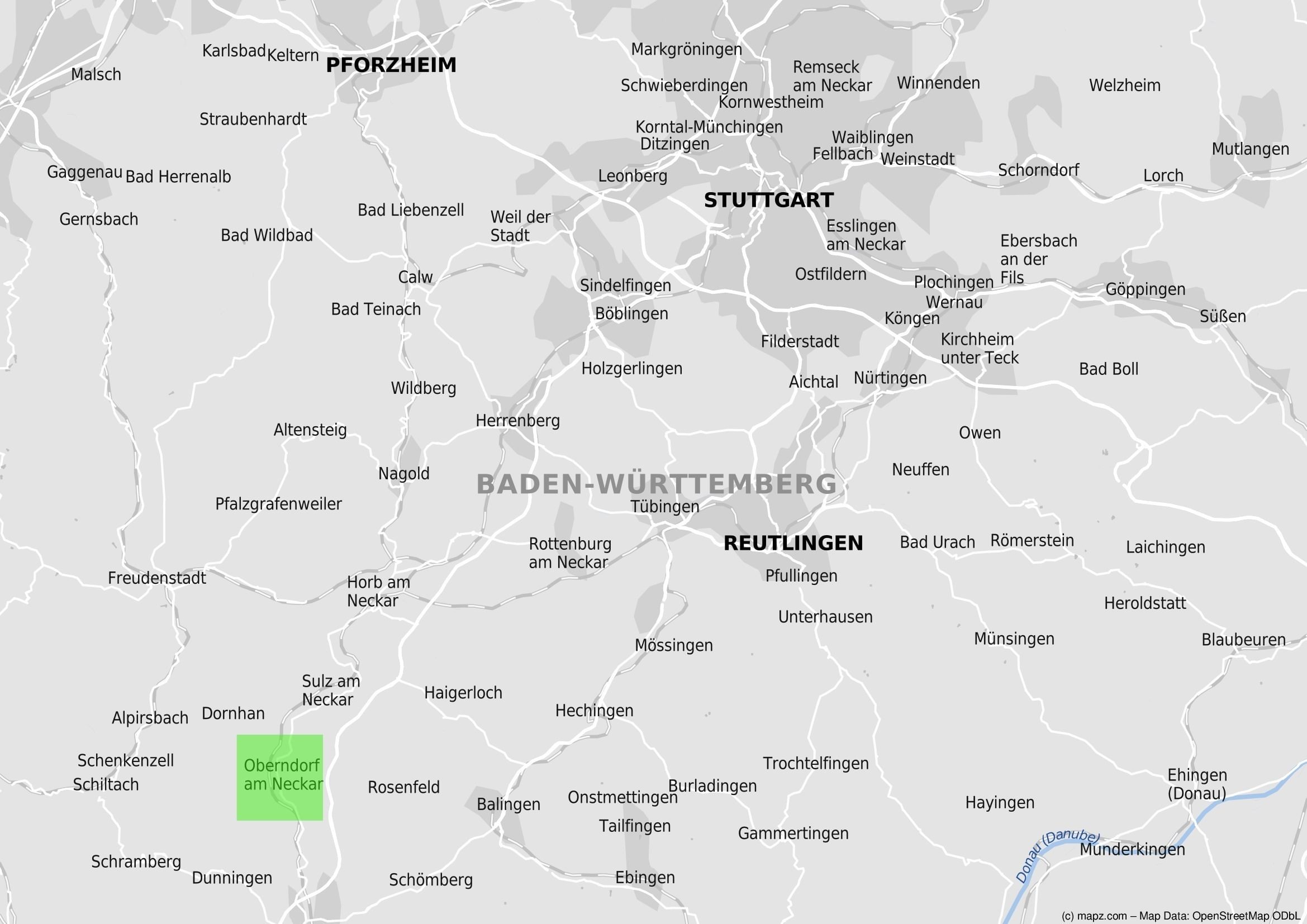 Firmensitz von Heckler&Koch: Oberndorf am Neckar