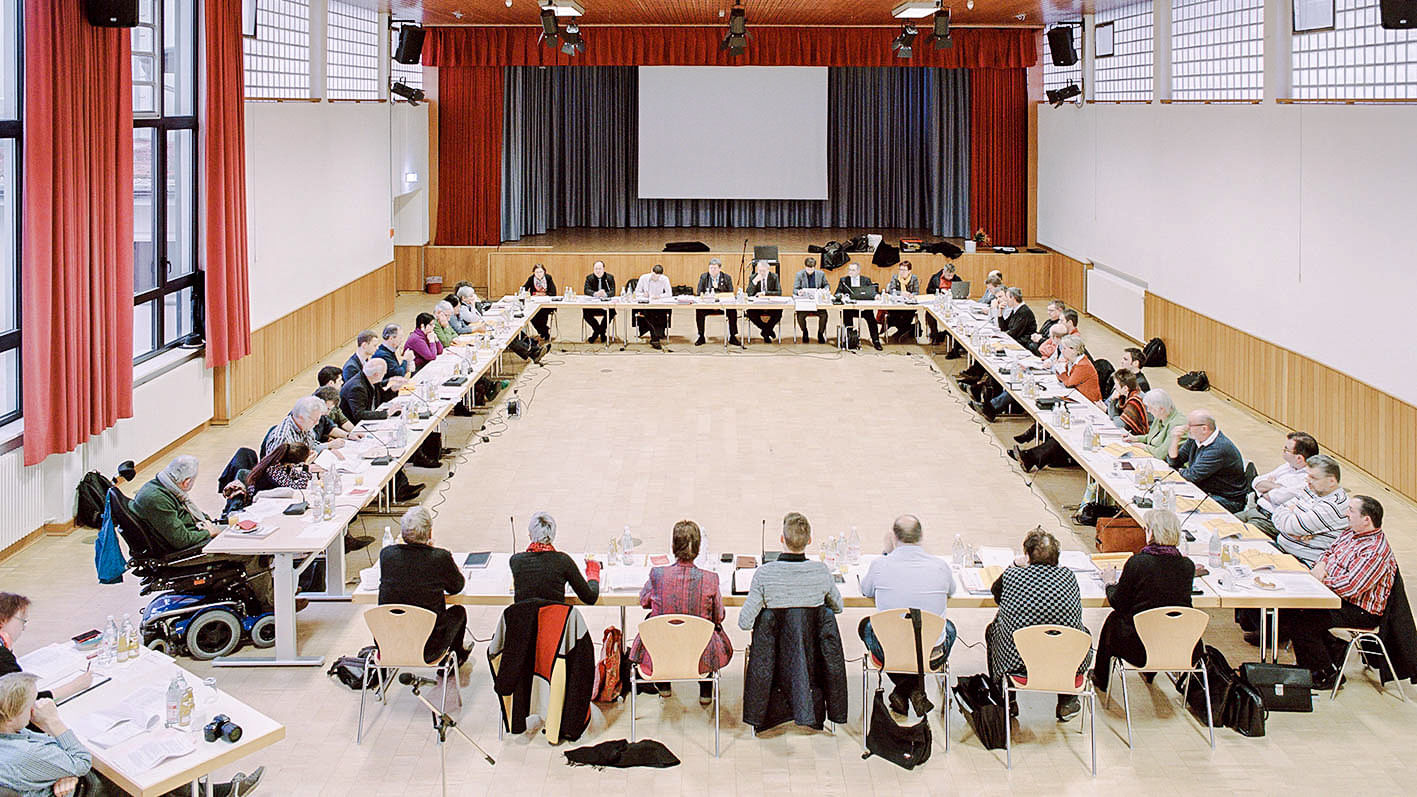 Gemeinderatssitzung in der Mehrzweckhalle