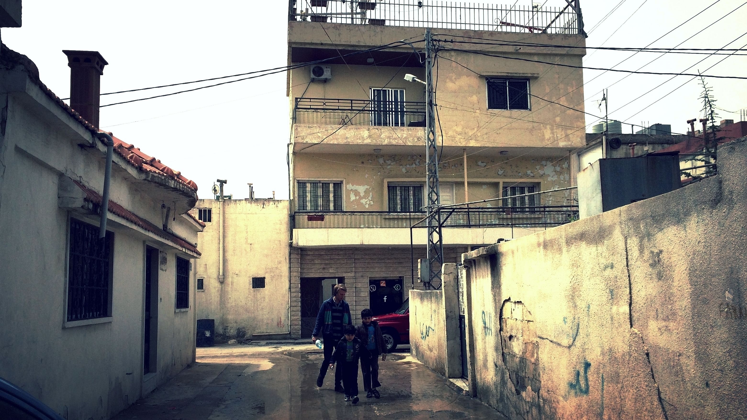 Eine Straße in Al-Marj, einem Städtchen in der Bekaa-Ebene.