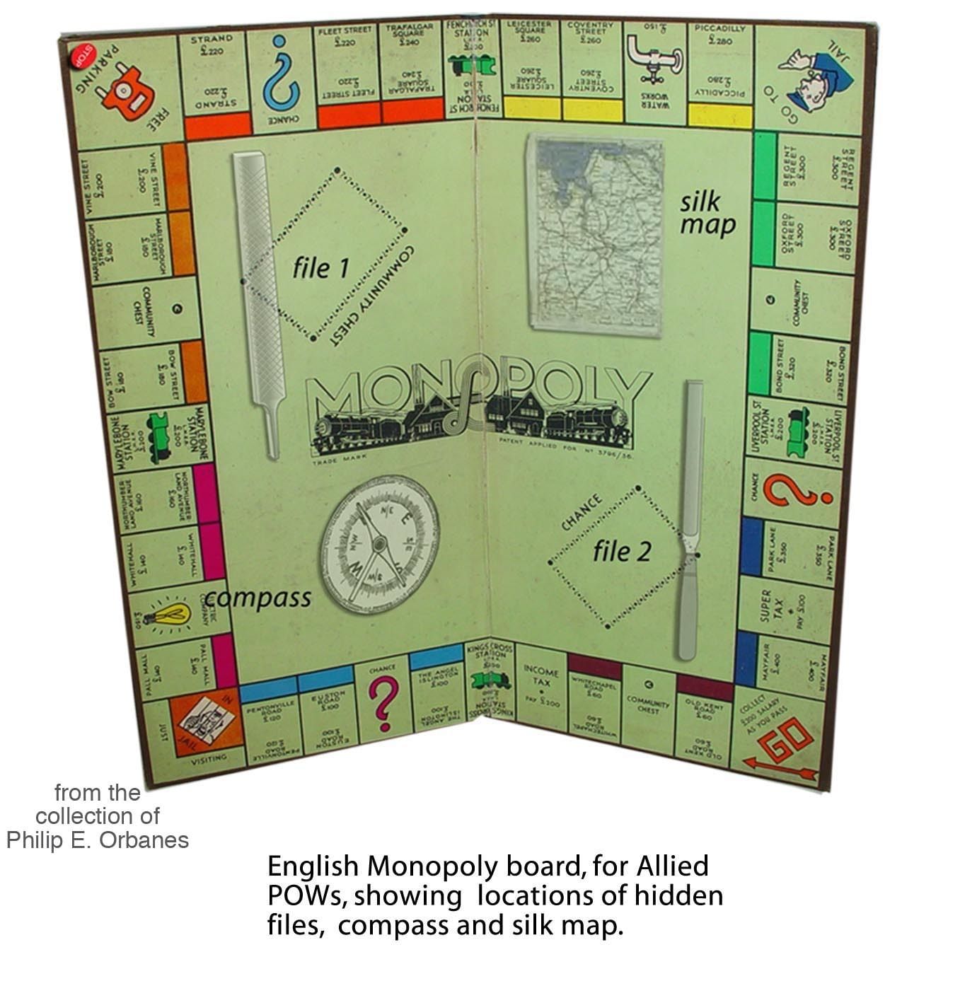 Monopoly in der Kriegsgefangenen-Version