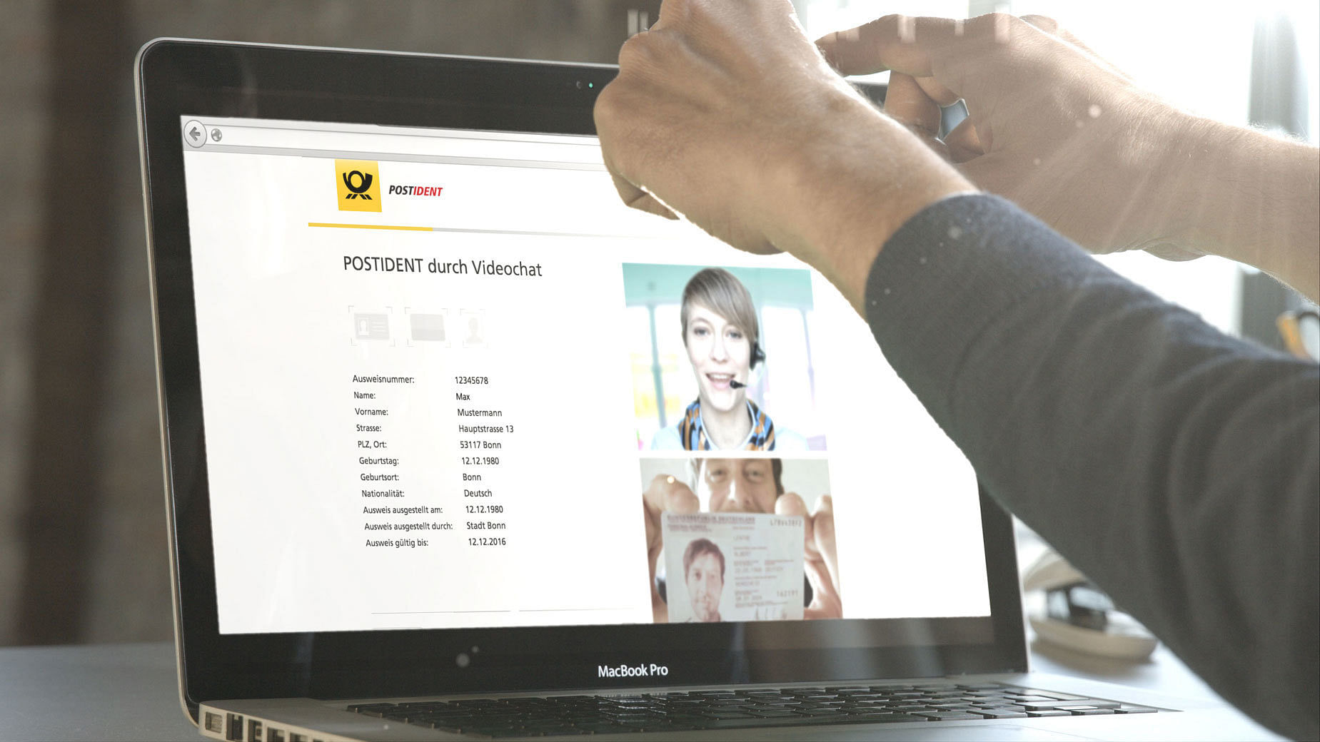 Ein paar Klicks, bitte lächeln - fertig ist die Identifizierung per Video