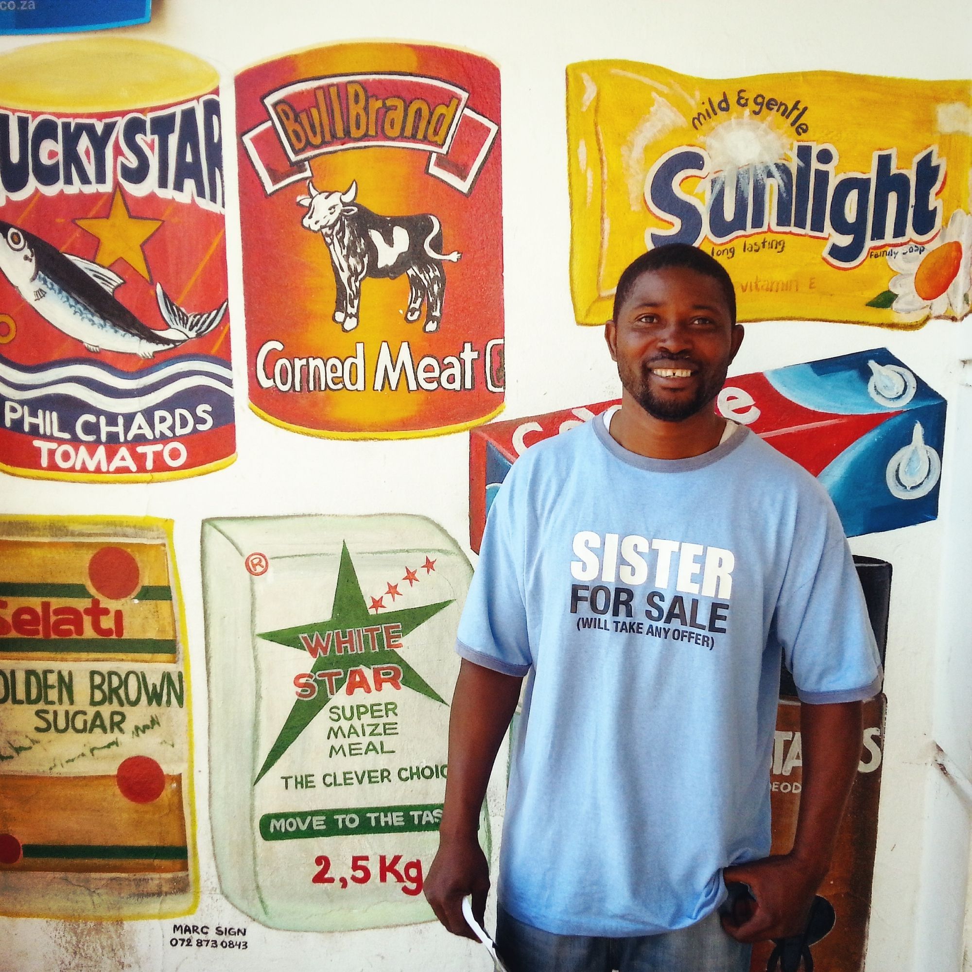 Rogers aus der liberianischen Gemeinschaft in Johannesburg.