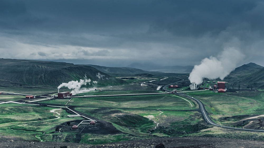Geothermalanlage bei Kröflustöð, Krafla