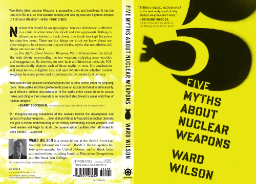 Seine Thesen legt Ward Wilson in diesem Buch nochmal ausführlicher da.