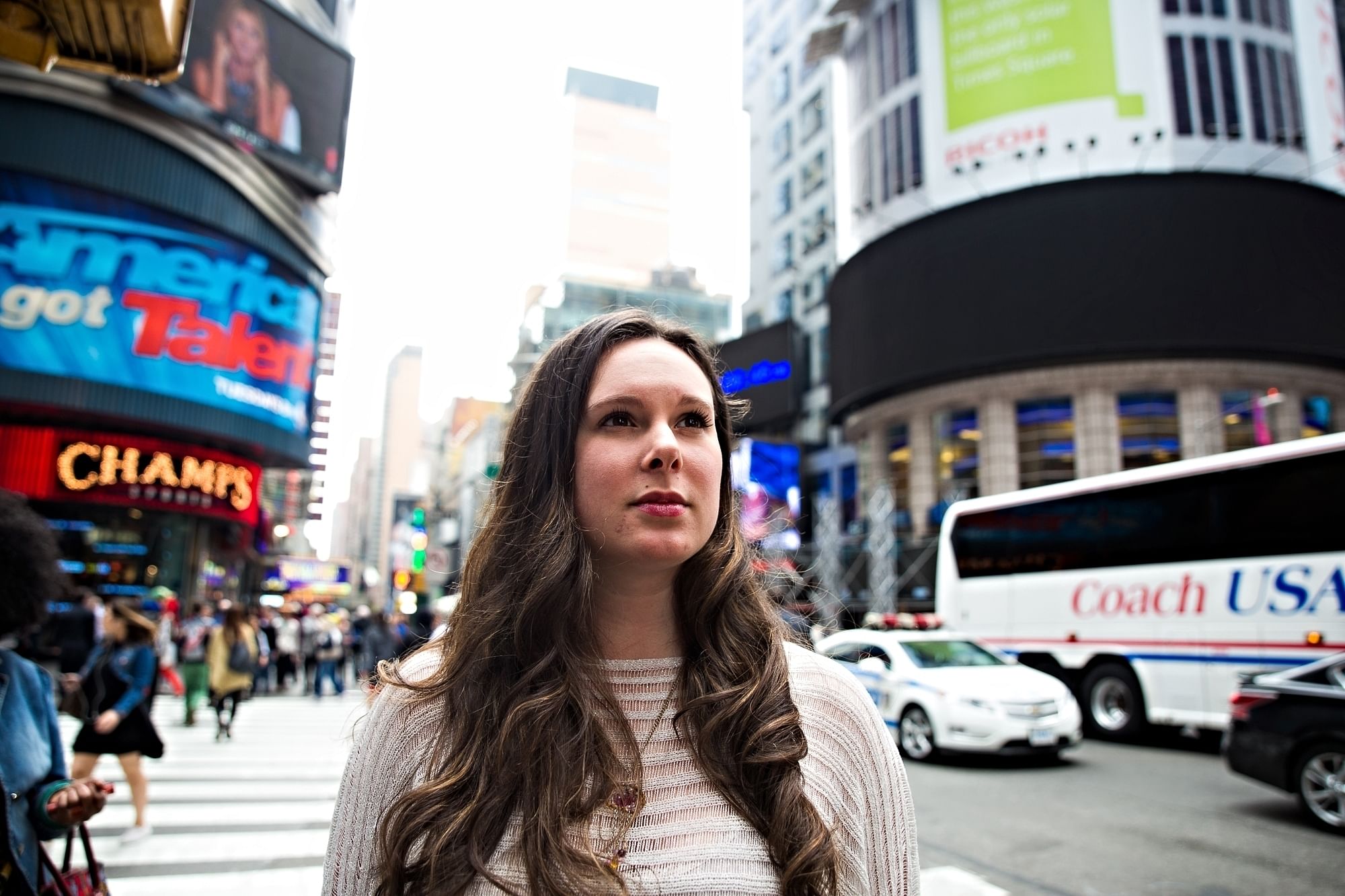Rachel Handler hat einen Traum: Sie will irgendwann in einer Show hier am Broadway mitspielen.