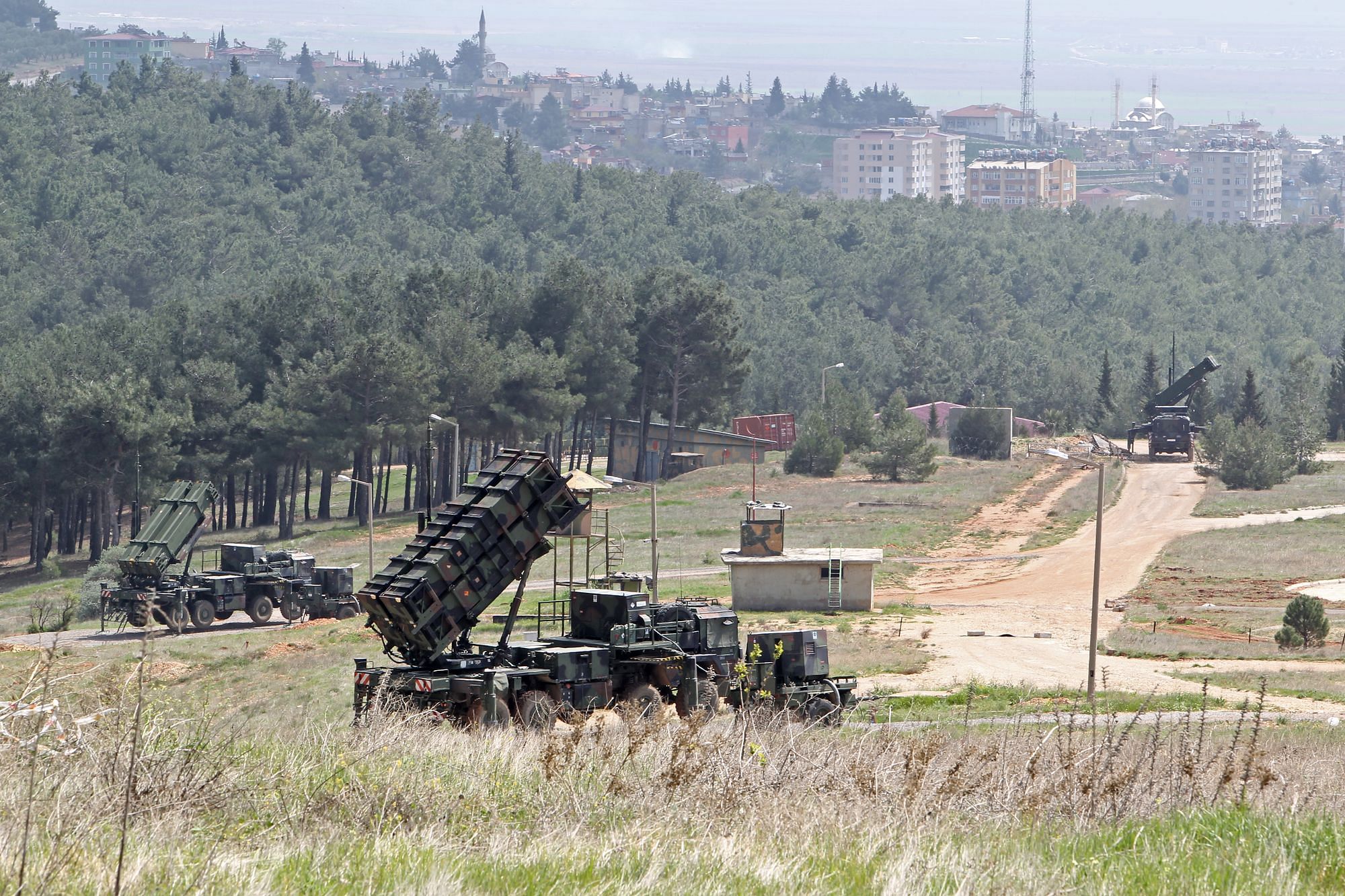 Deutsche "Patriot"-Stellung bei Kahramanmaras in der Türkei