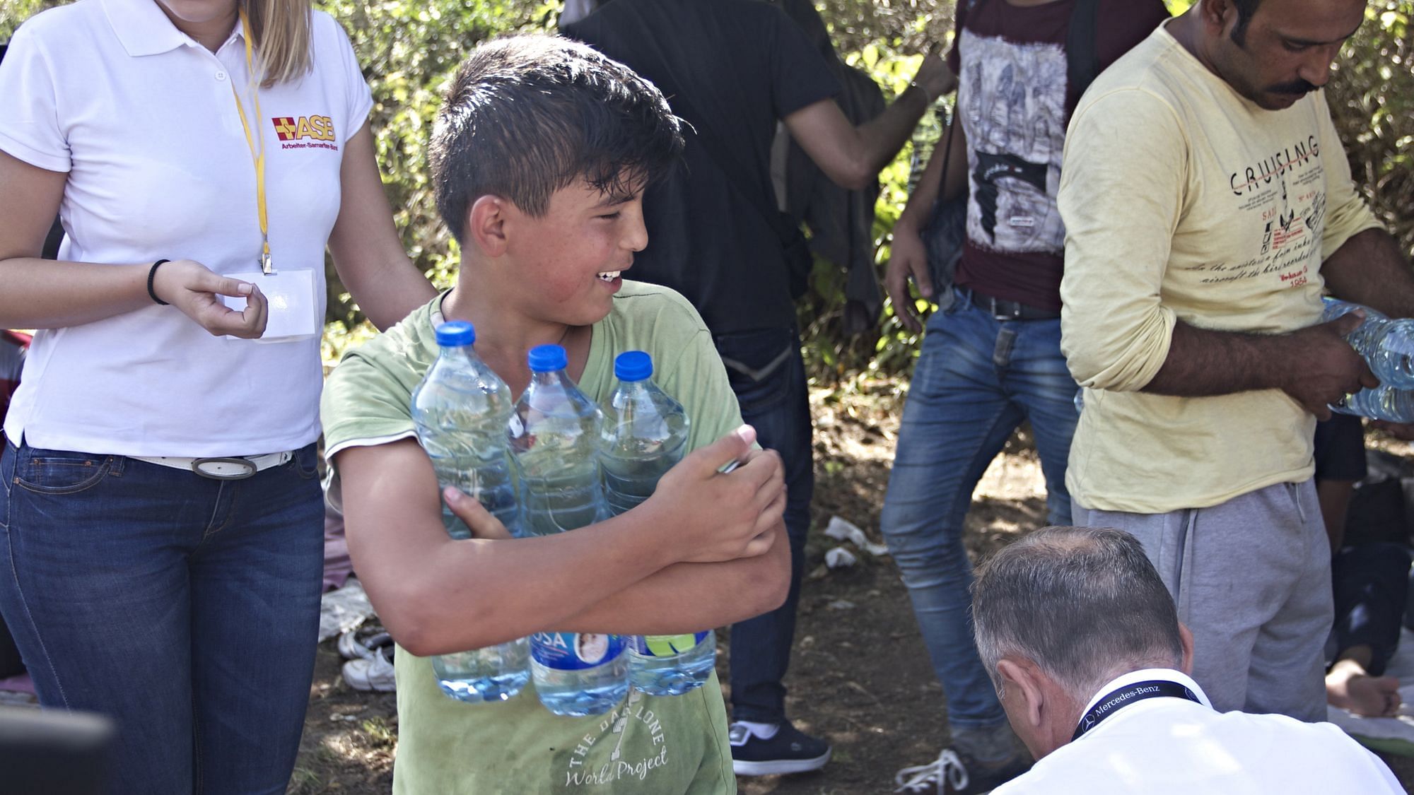 Über 35 Grad Hitze: Durst im "Dschungel" von Serbien.