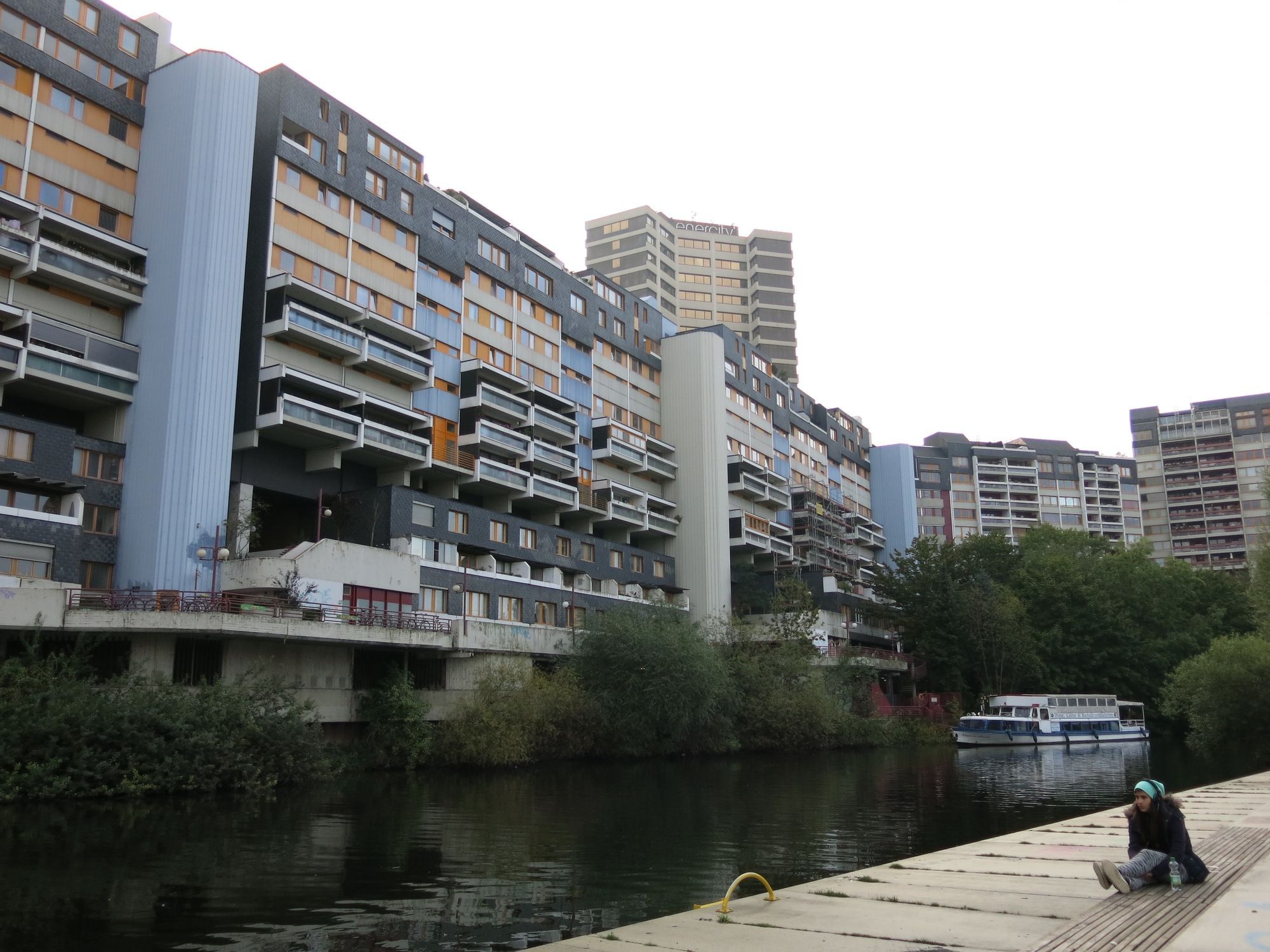Direkt am Fluss, das hat was
