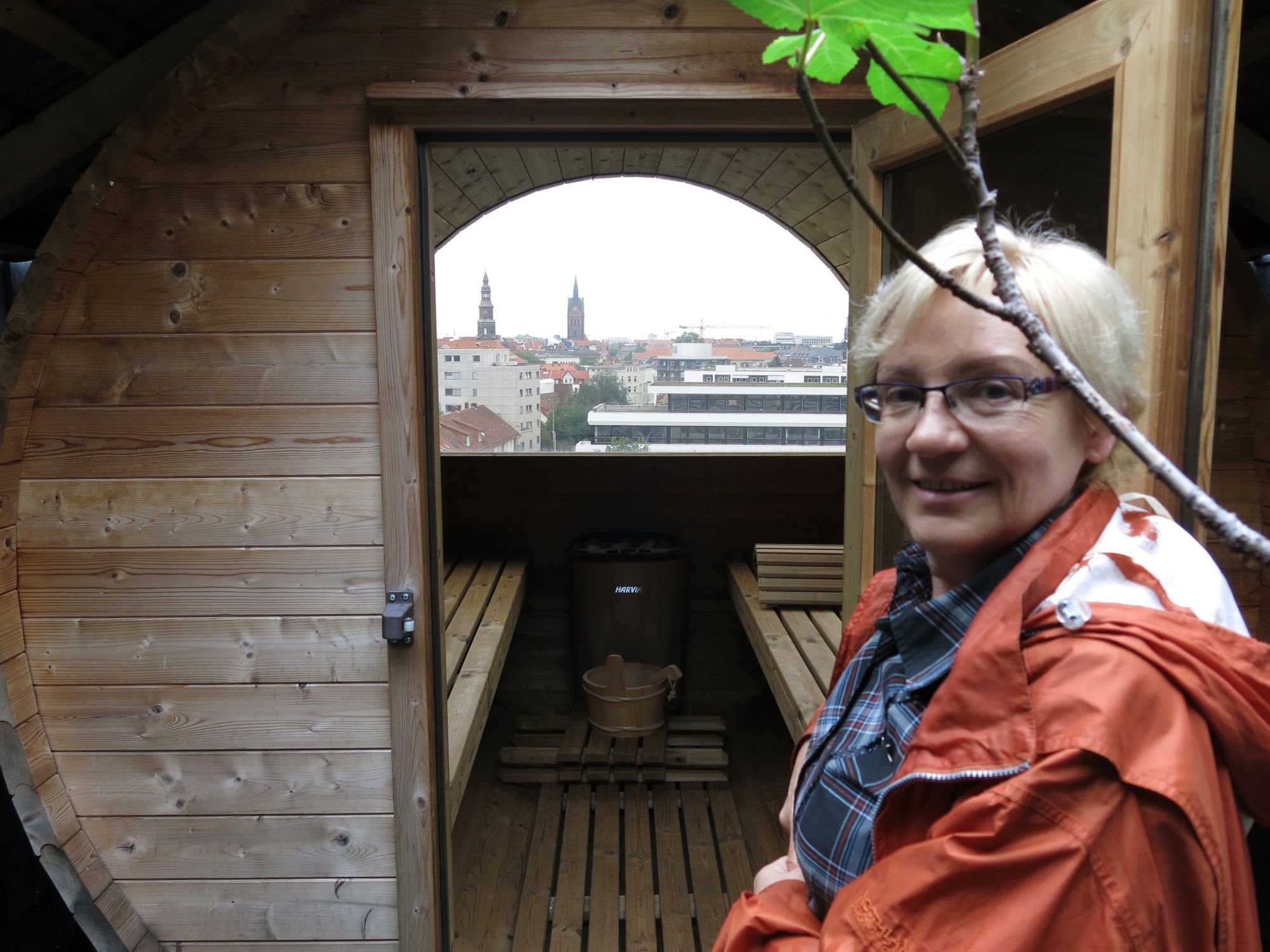 Karin Menges Sauna mit Panorama-Blick