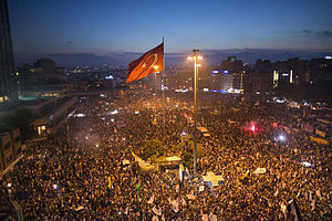 Proteste auf dem Taksim-Platz in Istanbul 2013