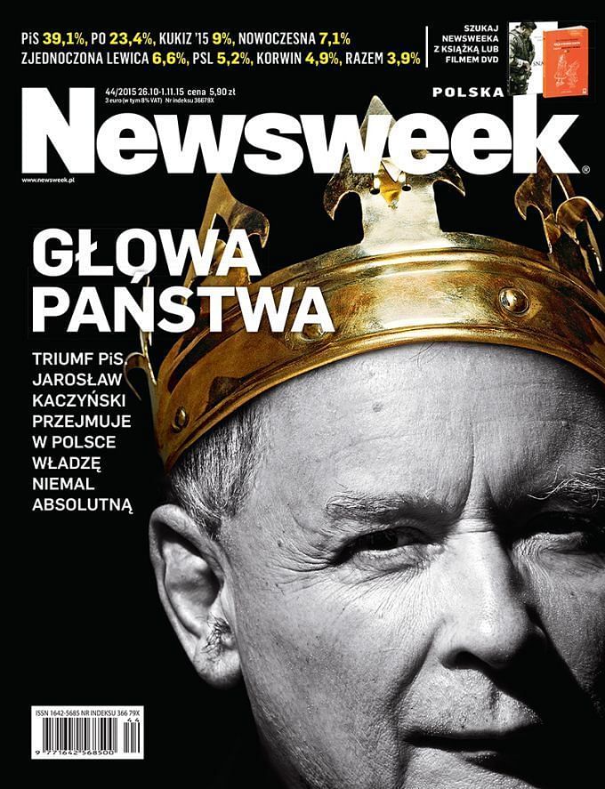 Kaczyński auf dem Titel der polnischen "Newsweek"- Ausgabe: “Herrscher mit absoluter Macht”