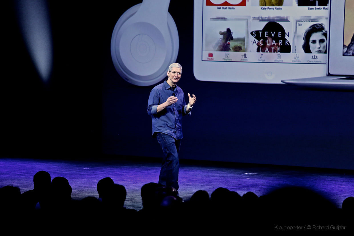 Apple-CEO Tim Cook hat sich vom Schatten seines Vorgängers befreit