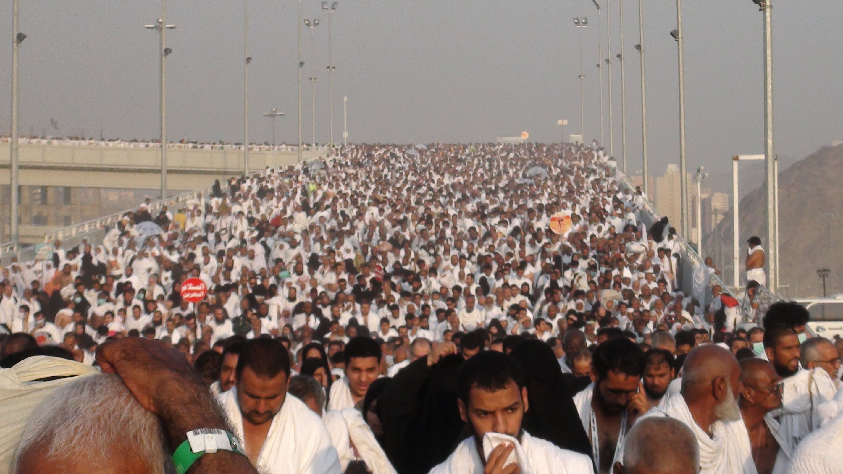 Symbolbild von der Hadsch 2012 in Mina bei Mekka, Saudi-Arabien.