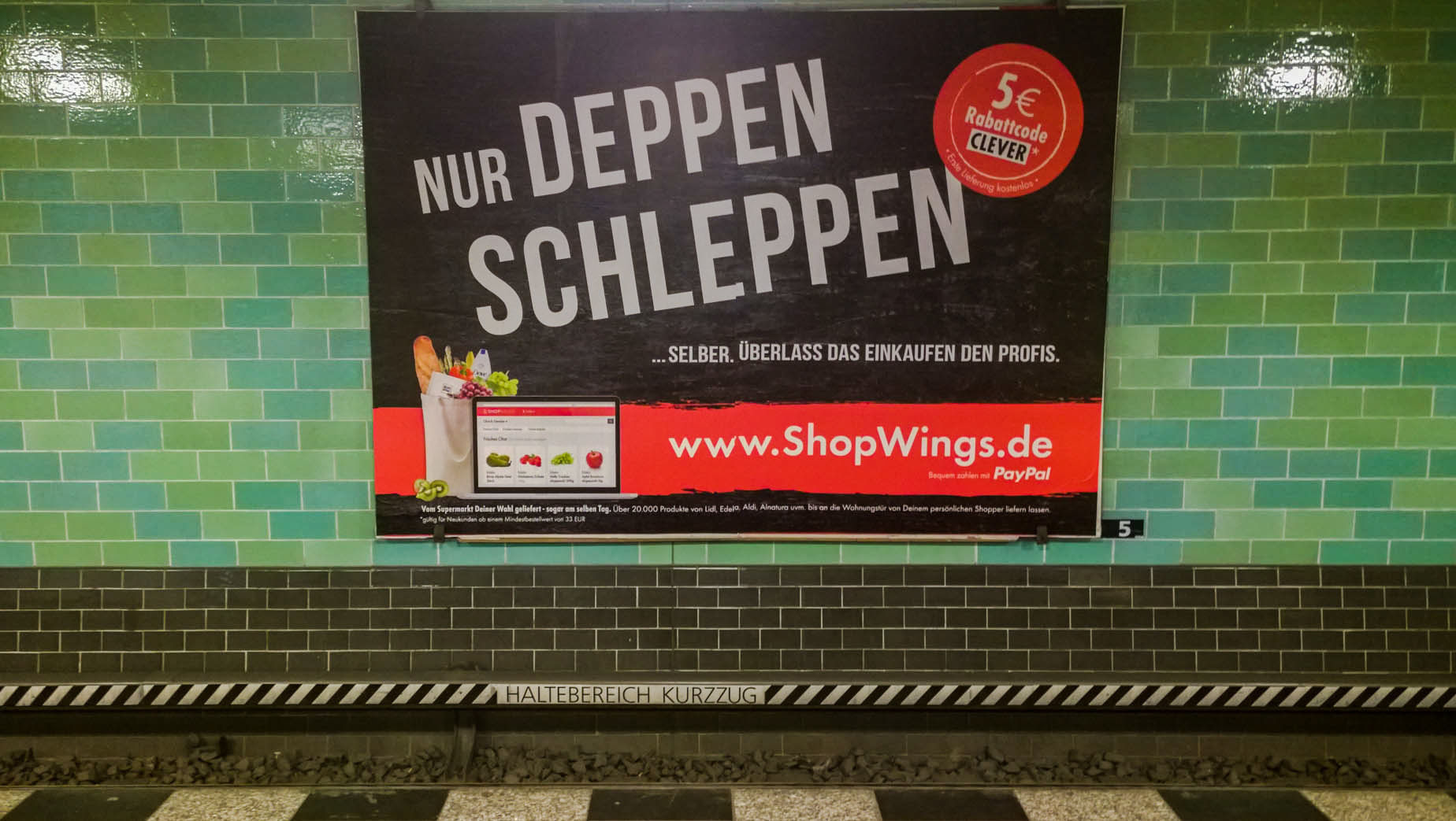 "Nur Deppen schleppen", meinte Shopwings und stellte den Betrieb ein.