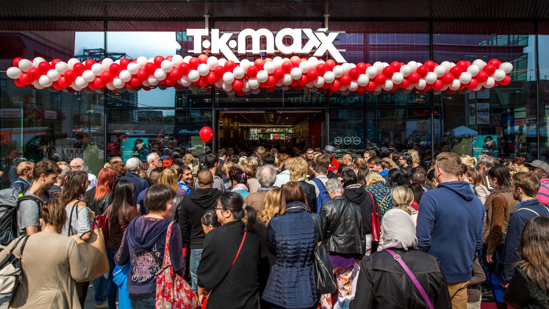 TK Maxx-Eröffnung am Berliner Alexanderplatz.