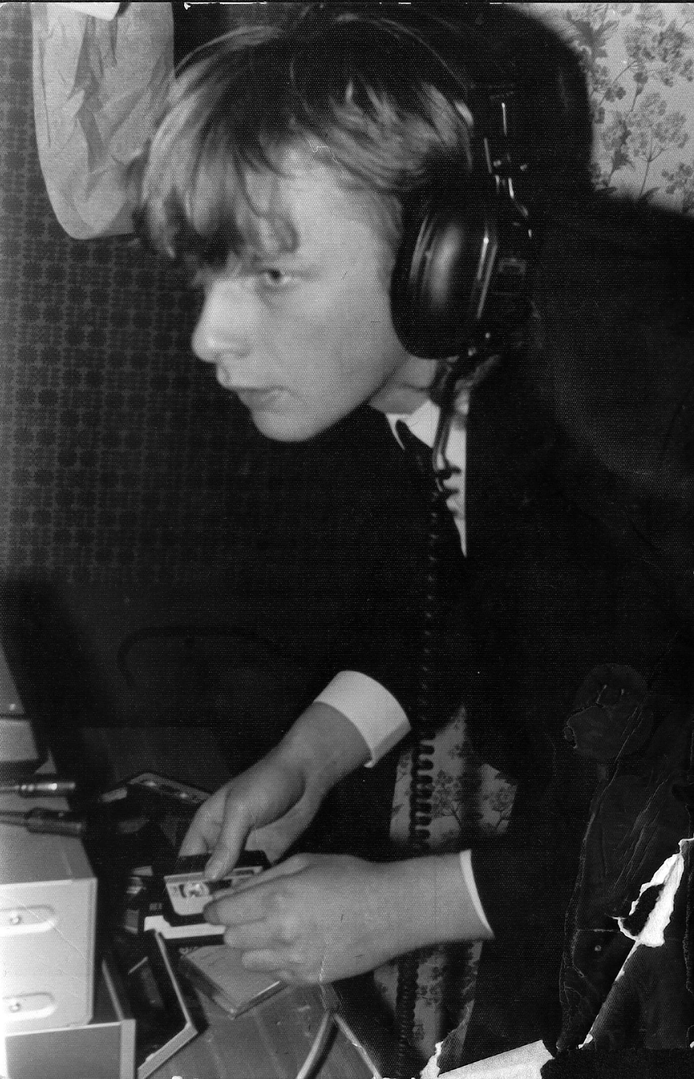 Autor Alexander Kühne als DJ (1983)