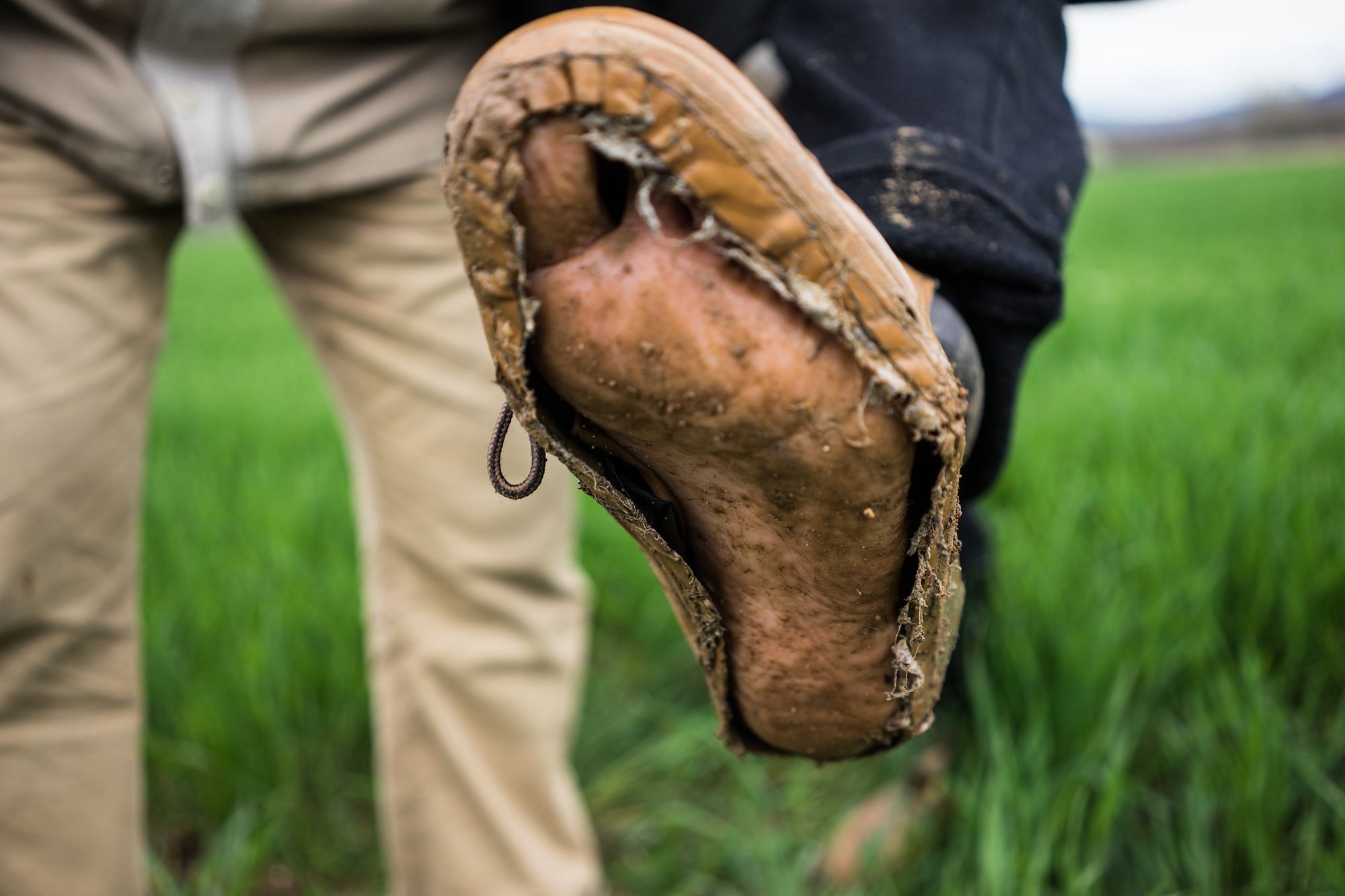 Schuhe braucht jeder im Lager