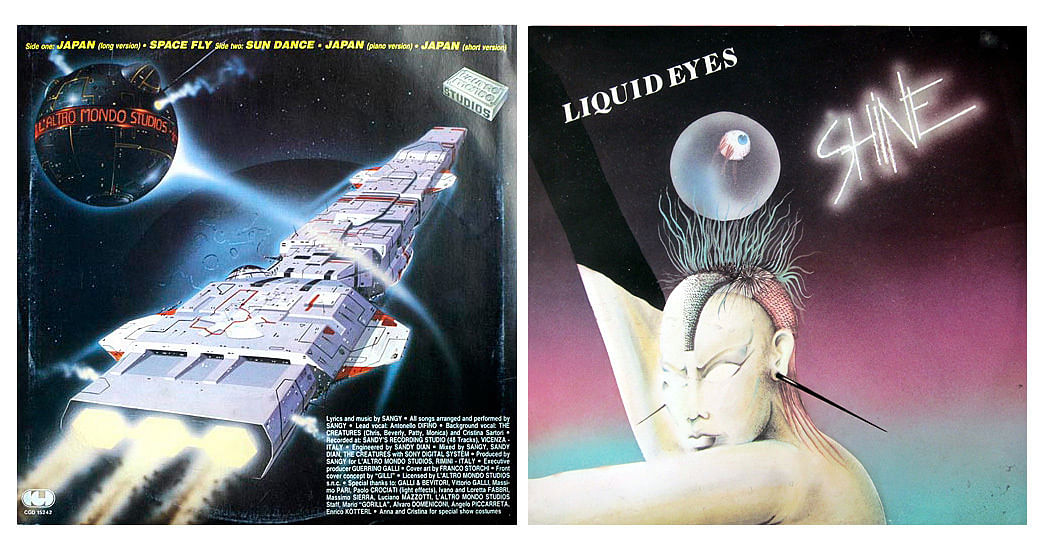 Alben spielen in der Italo Disco eine untergeordnete Rolle. Bei Single-Veröffentlichungen wurde jedoch ähnlich viel Energie in die Gestaltung der Cover gesteckt.