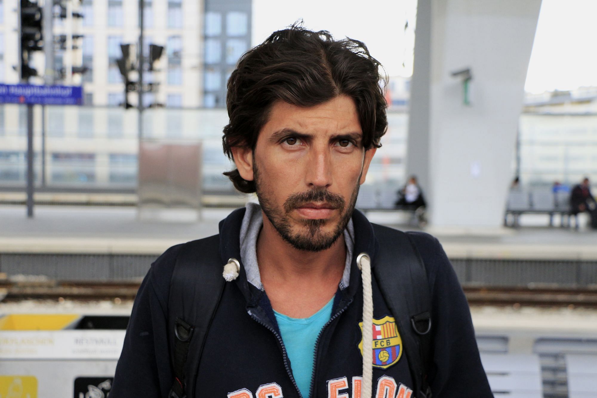 Flüchtlinge kommen oft mit nicht viel mehr als ihrer Kleidung am Leib am Wiener Hauptbahnhof an (September 2015).