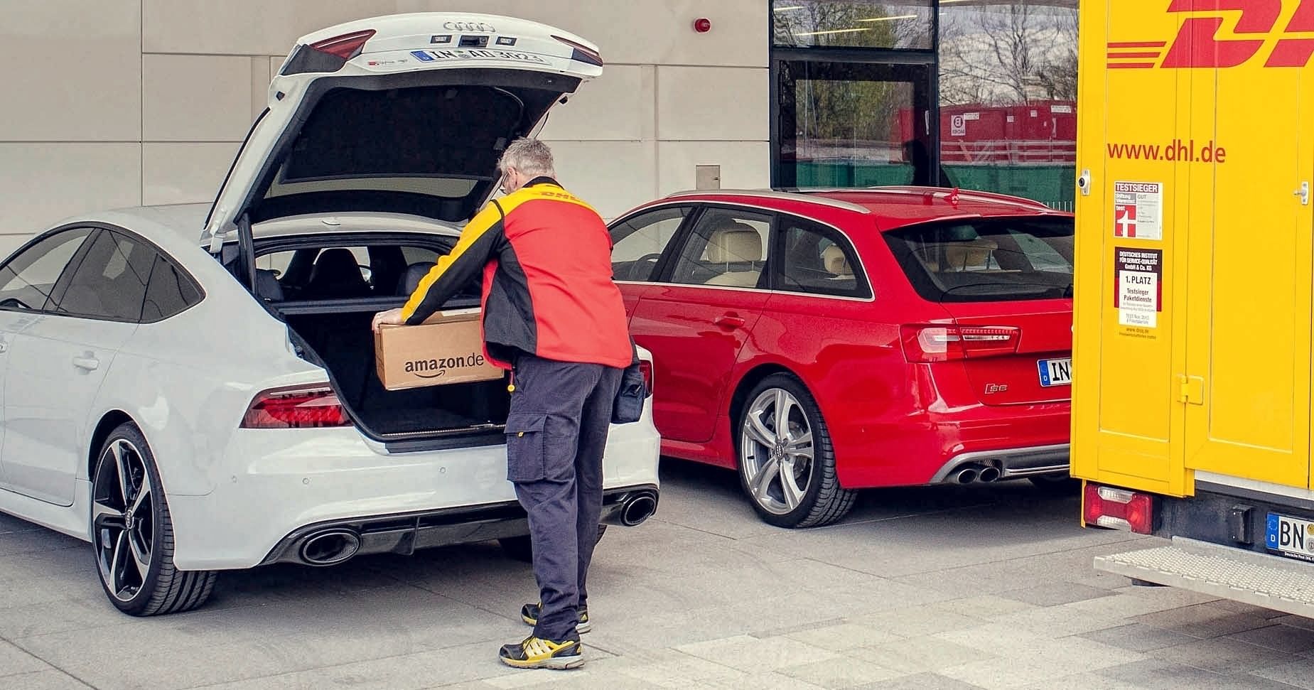 Packstation auf vier Rädern.