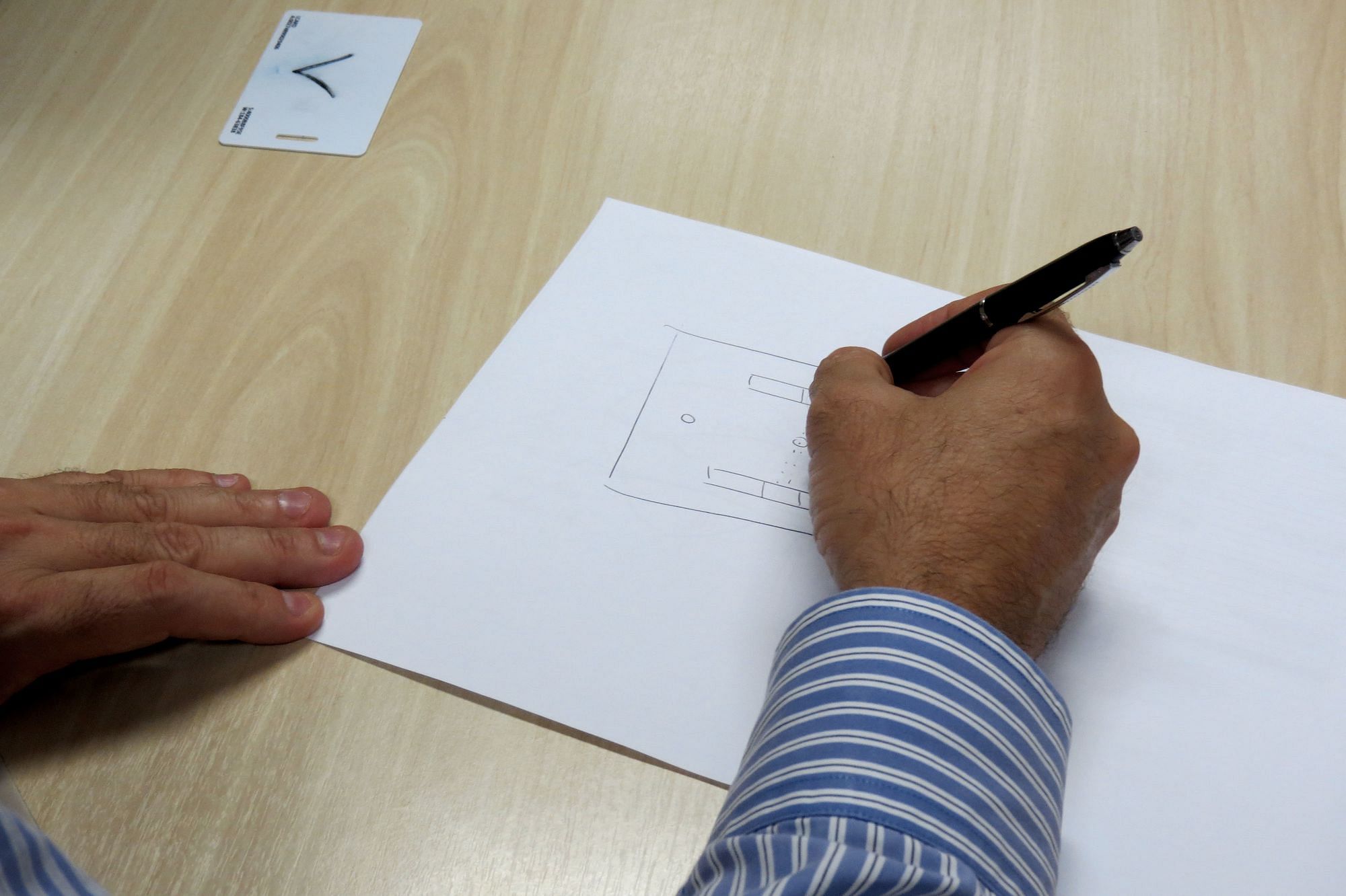 Skizze des Schnelltest mit Innovationen.