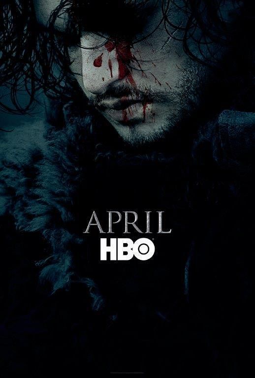 Ein bekanntes Gesicht, ein Datum, kein weiteres Wort notwendig: So warb HBO für den Start der sechsten "Game of Thrones"-Staffel.