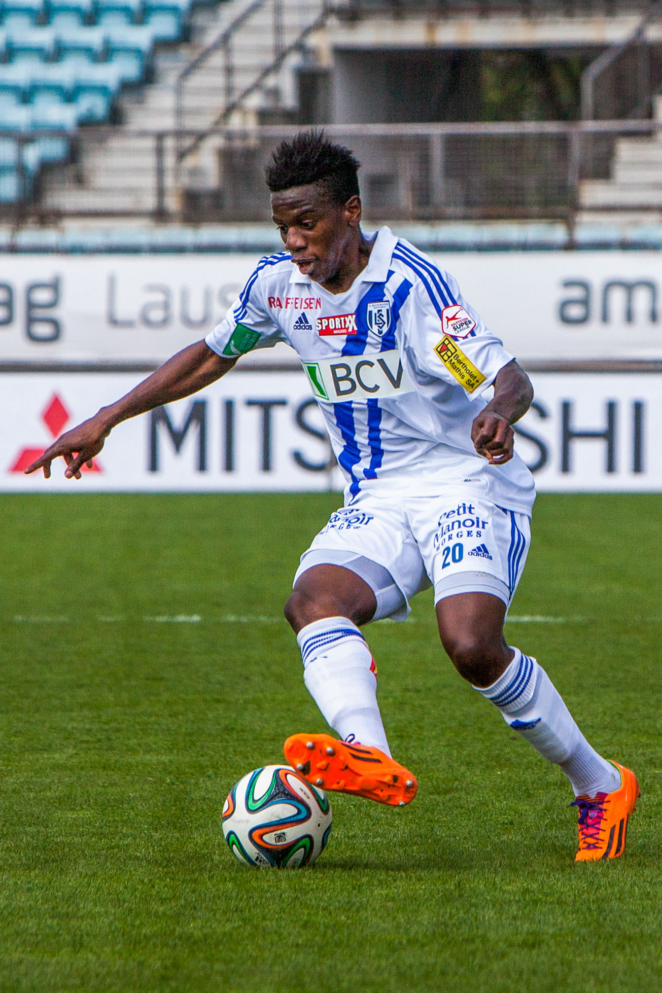 Patrick Ekeng 2014 im Einsatz für Lausanne Sport