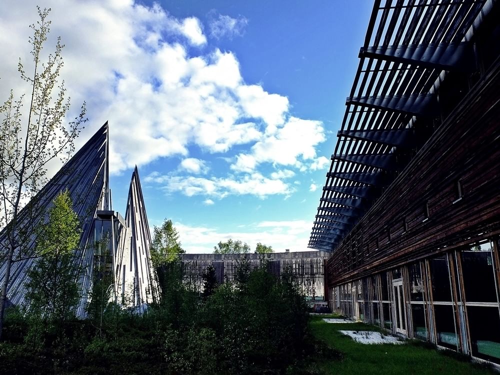 Das Sámi-Parlament in Karasjok in Norwegen