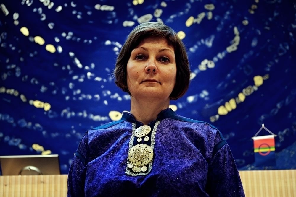 Aili Keskitalo, Präsidentin des norwegischen Sámi-Parlaments.