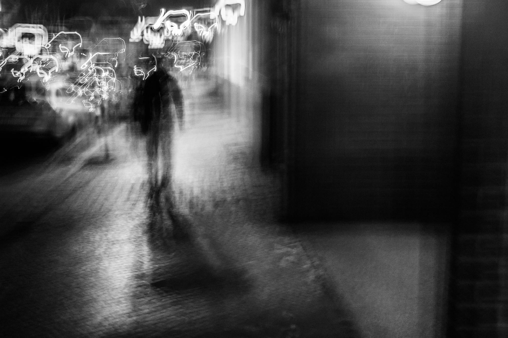 Spaziergang durch die Nacht.