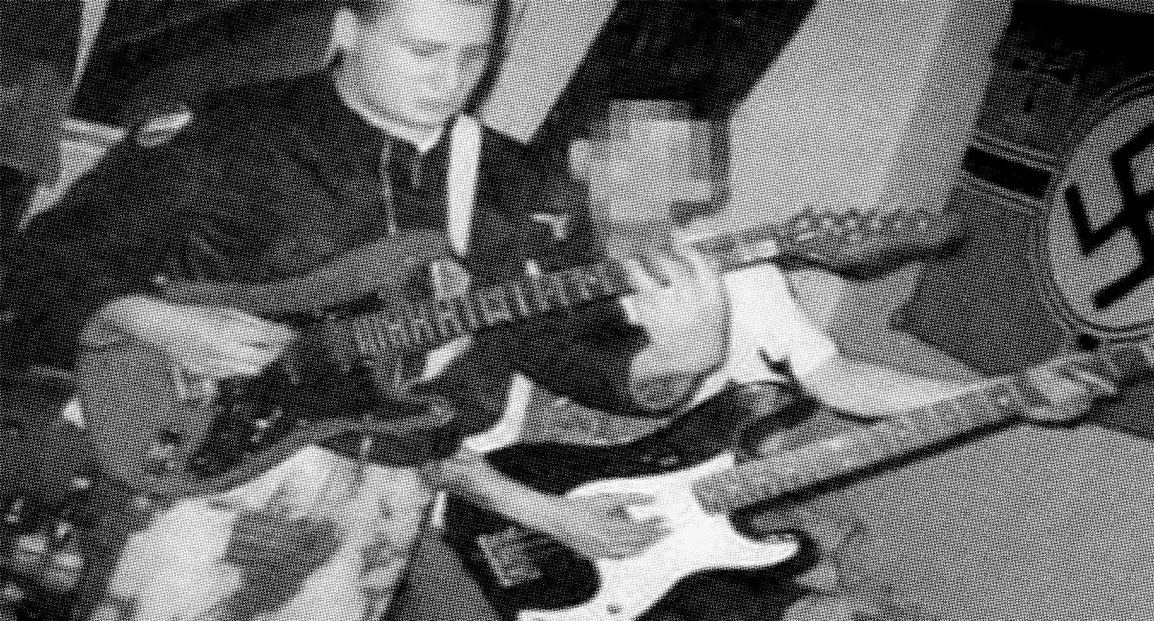 Kleiner Auftritt mit der Band "Wolfsrudel". 1994.