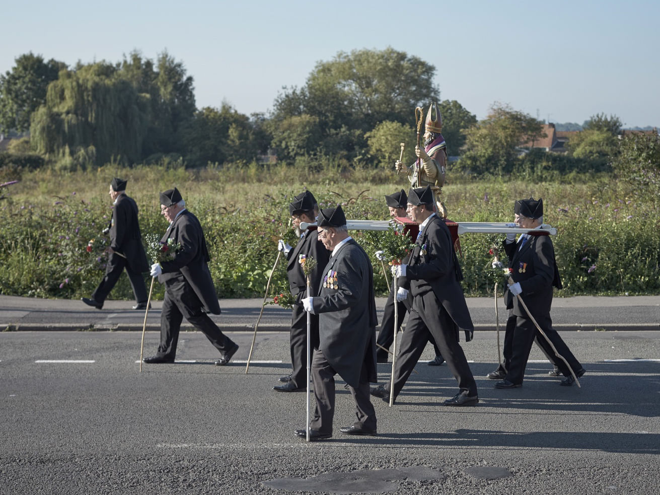 Ende der Prozession