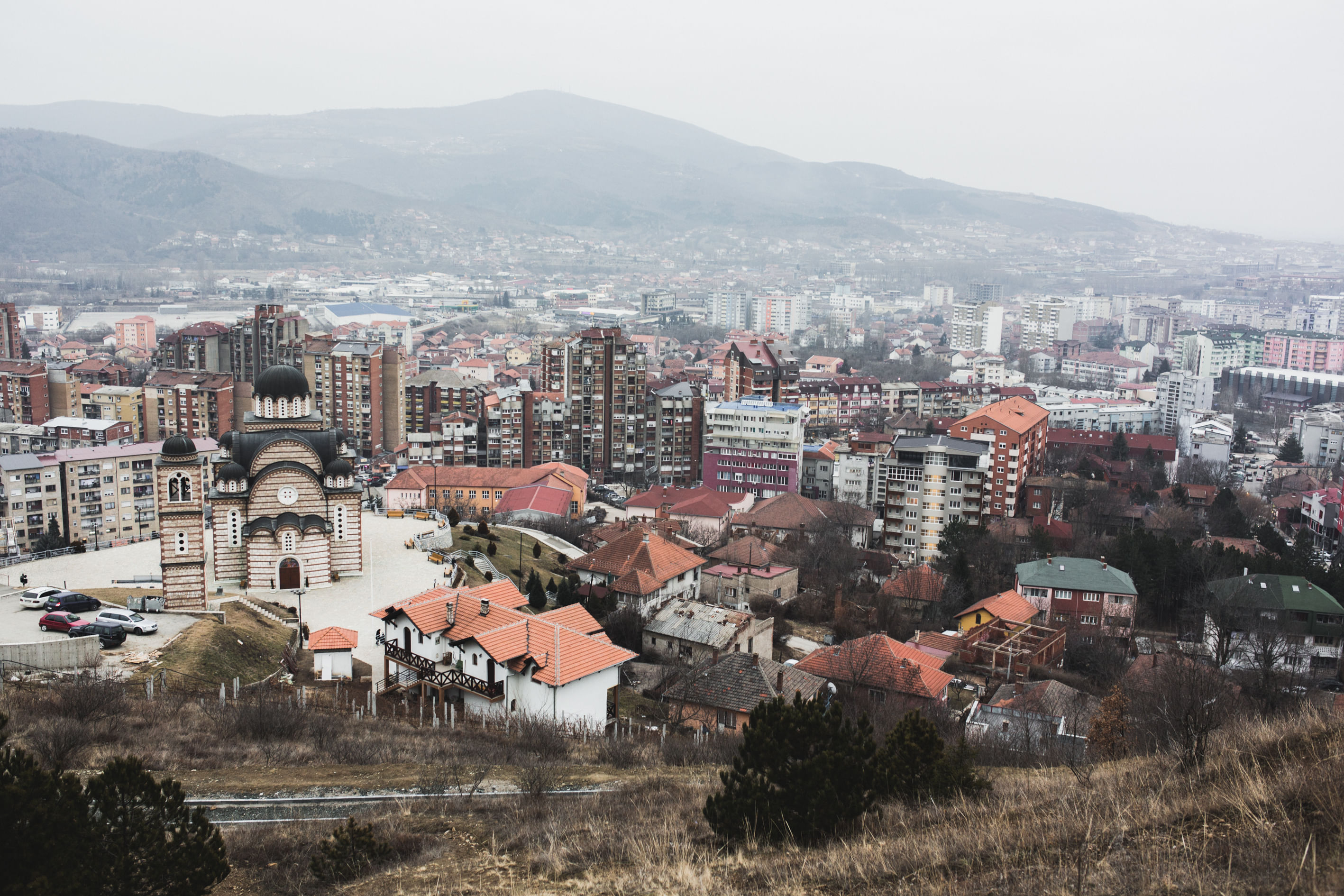 Geteilte Stadt: Mitrovica im Norden des Kosovo ist teilweise noch unter serbischer Kontrolle