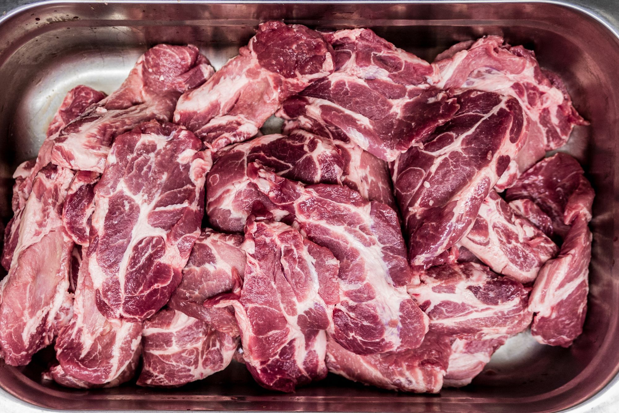 Einfach nur Fleisch.