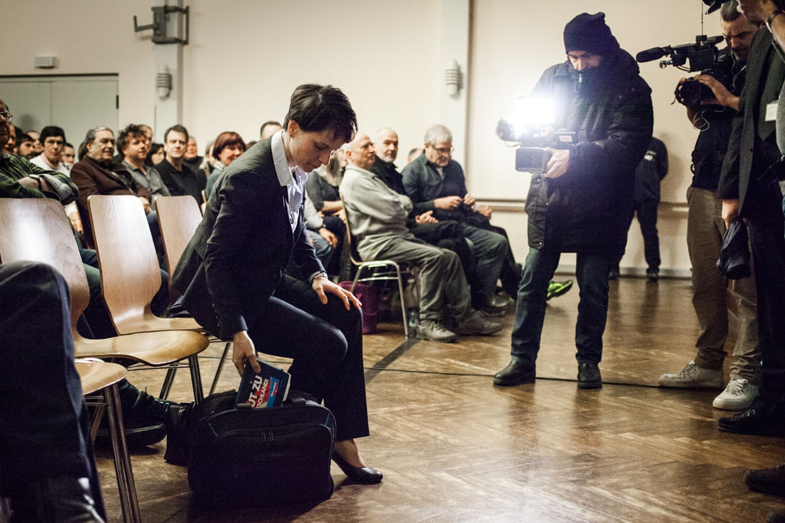 Die (Noch-)Parteivorsitzende Frauke Petry
