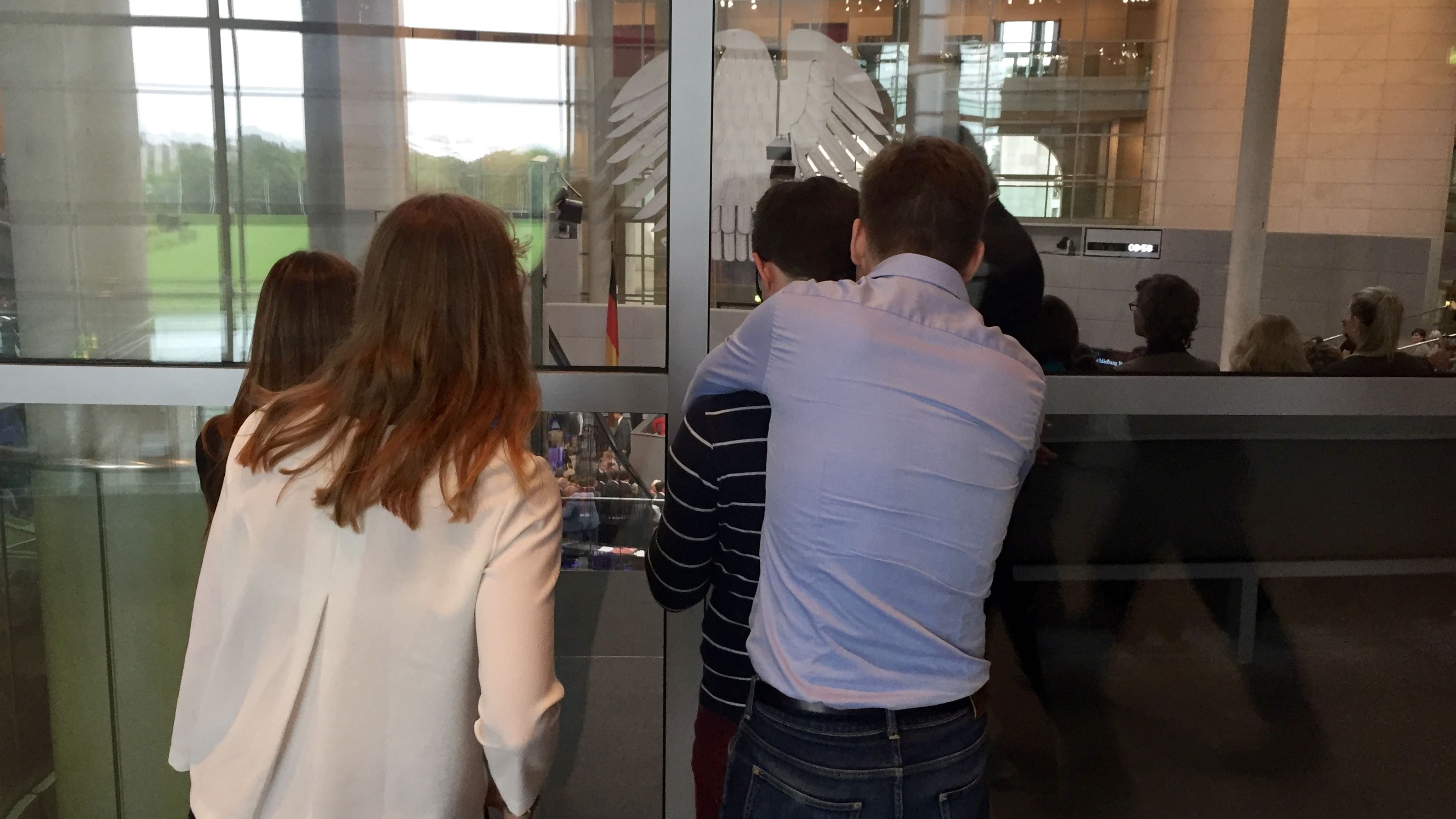 Während der Abstimmung über die Ehe für alle im Bundestag.