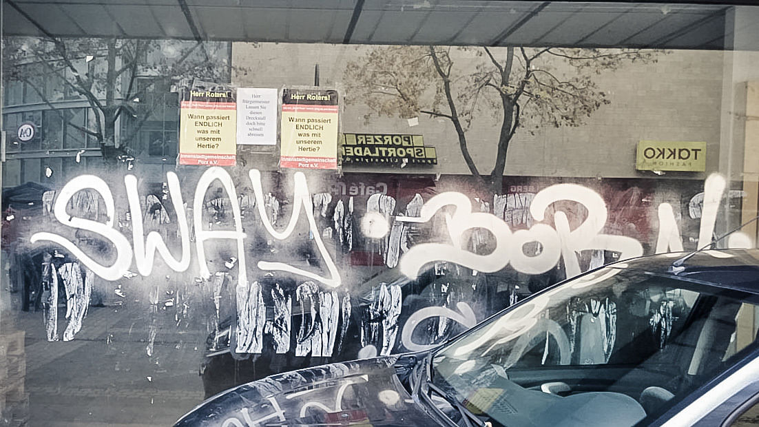 Porzer Protestplakate.