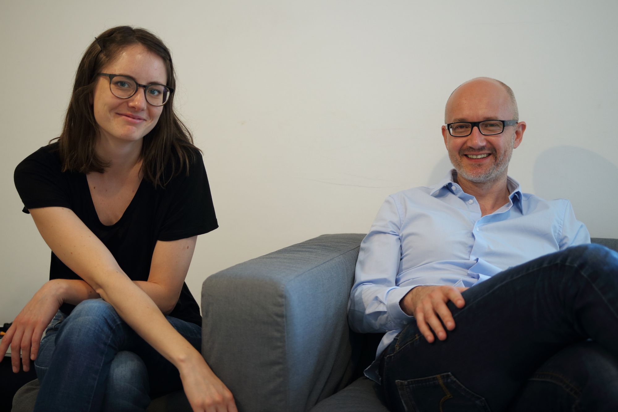 Die Gründer Janina Mütze  und Gerrit Richter