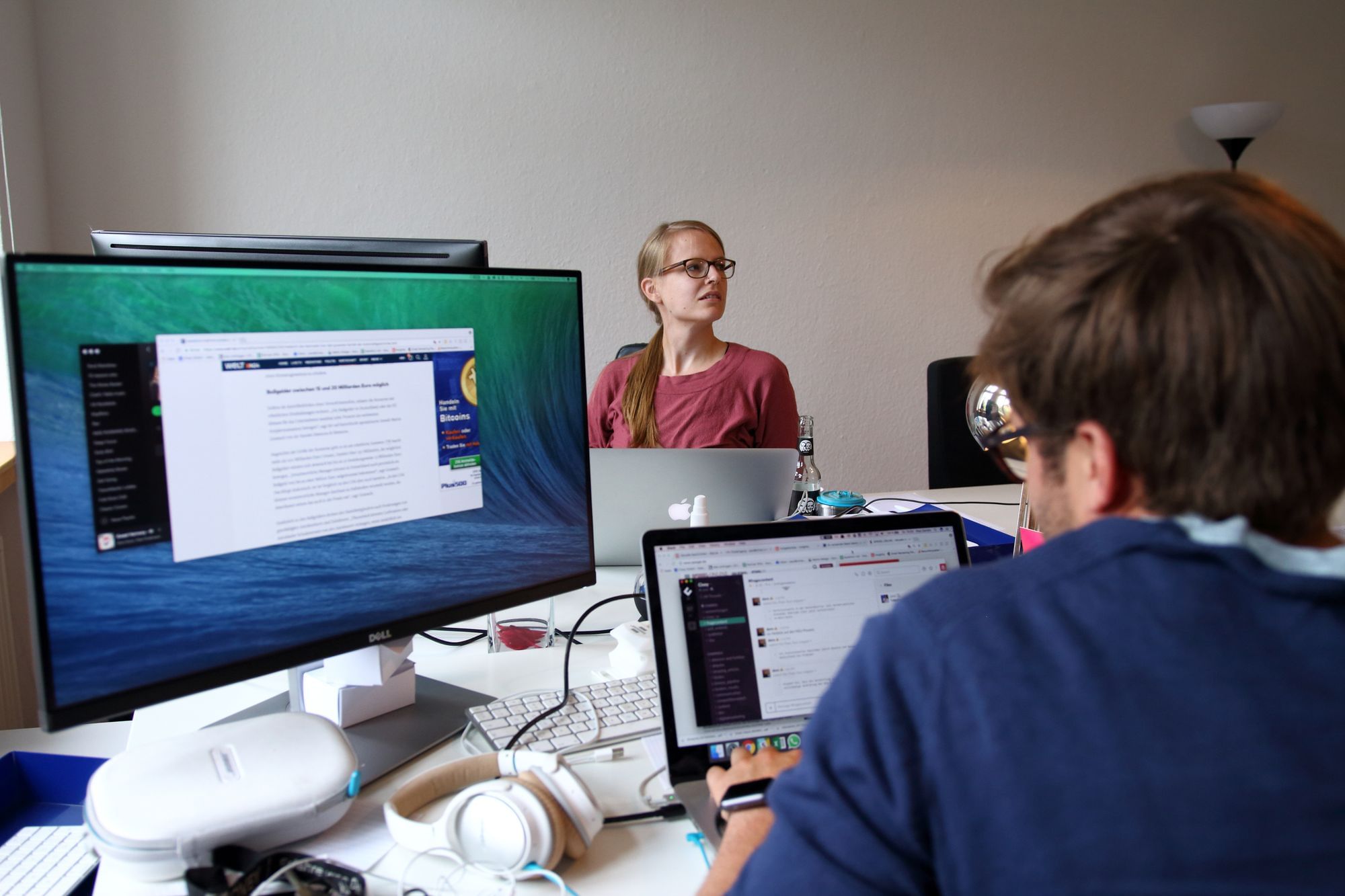 Ein typisches Berliner Start-up.