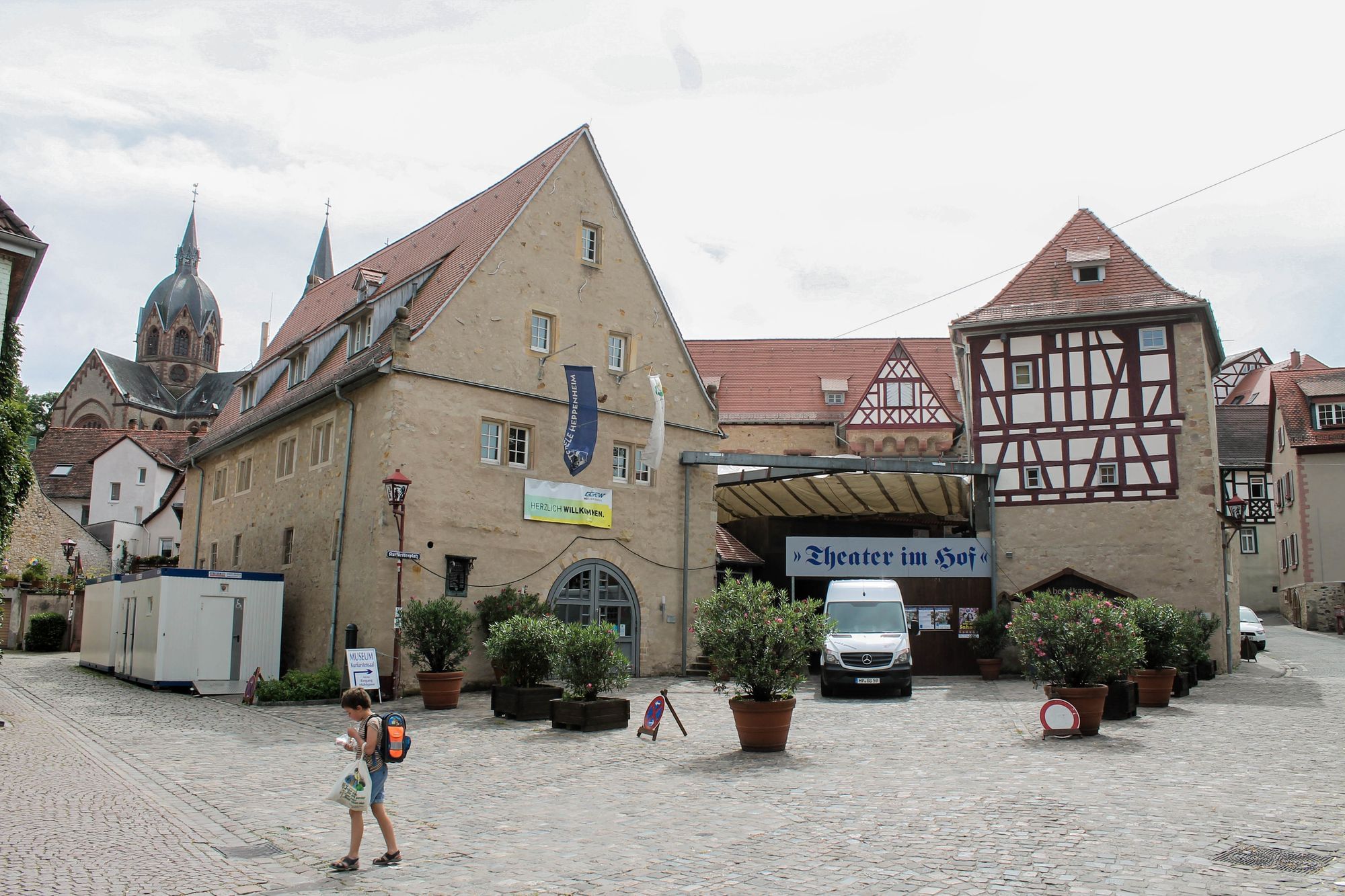 Der Kurmainzer Amtshof in Heppenheim. Gründungsort der FDP 1948.