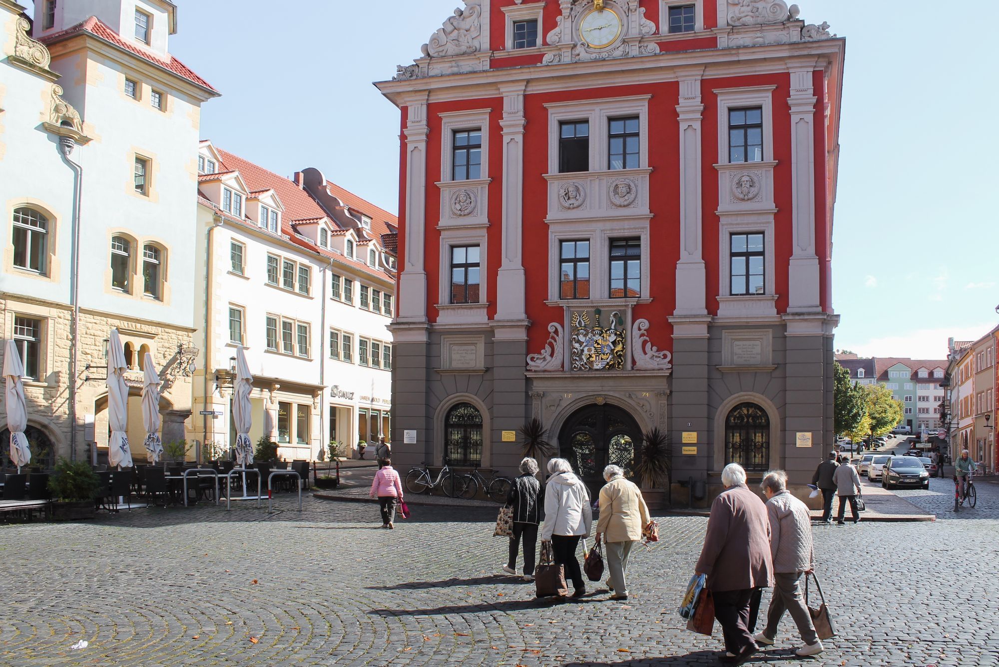 Das Rote Rathaus in Gotha