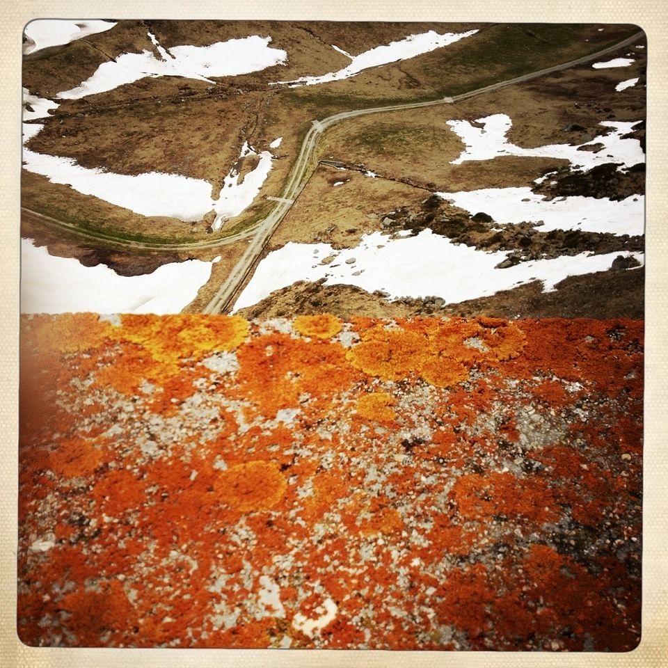 110 Meter geht's runter: Blick von der Staumauer