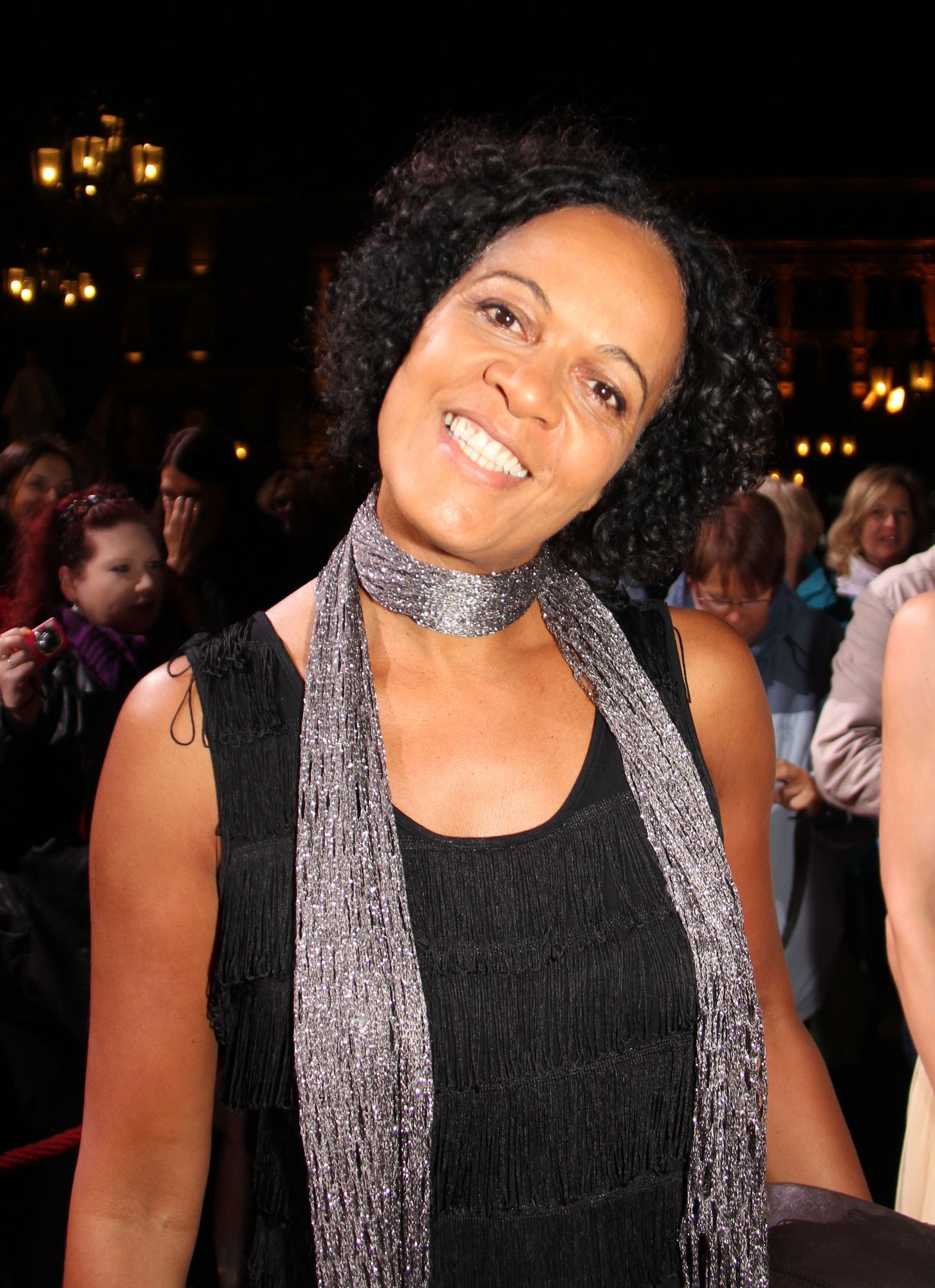 Mo Asumang bei der Gala zum Hessischen Film- und Kinopreis 2012 in Frankfurt.